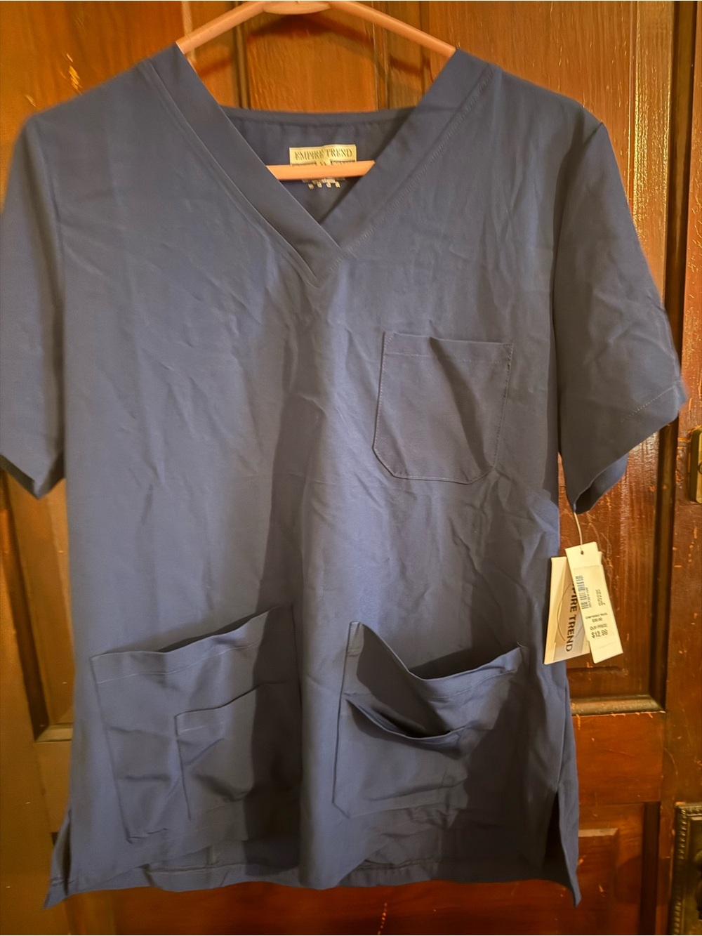 Uniform Advantage womens V-Neck Scrub Top - Navy